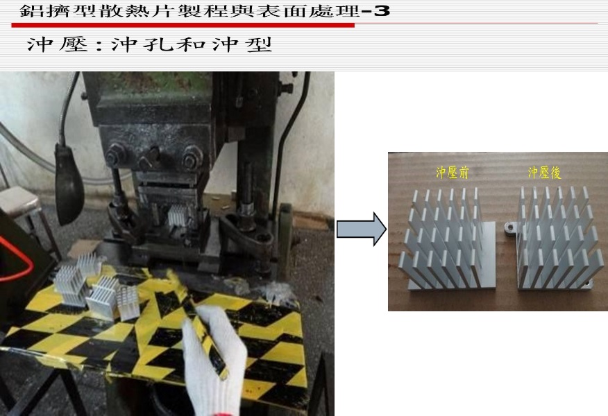 鋁擠型散熱片製程與表面處理-3 設備圖片